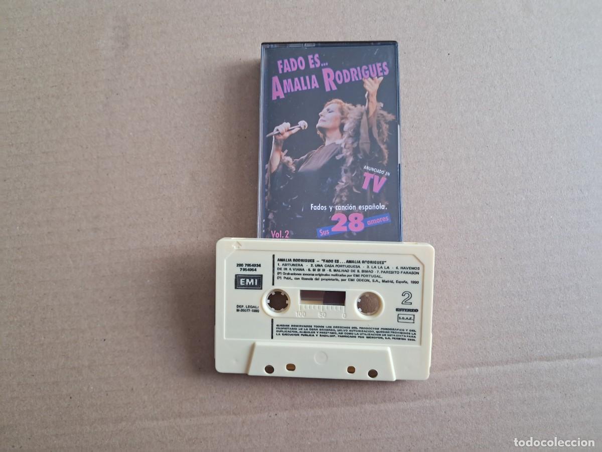 Casetes antiguos: AMALIA RODRIGUES - FADO ES AMALIA RODRIGUES VOL2 1990 CASETE