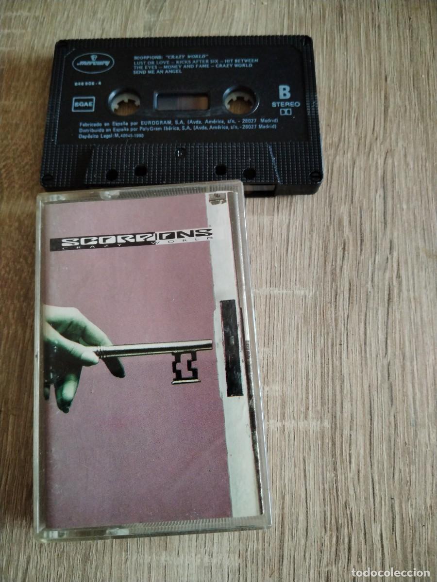 Casetes antiguos: Scorpions - crazy world - Foto 1