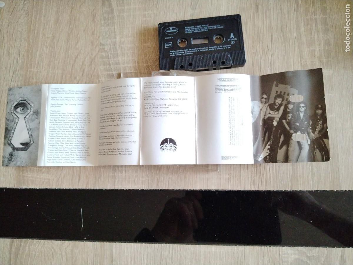 Casetes antiguos: Scorpions - crazy world - Foto 2