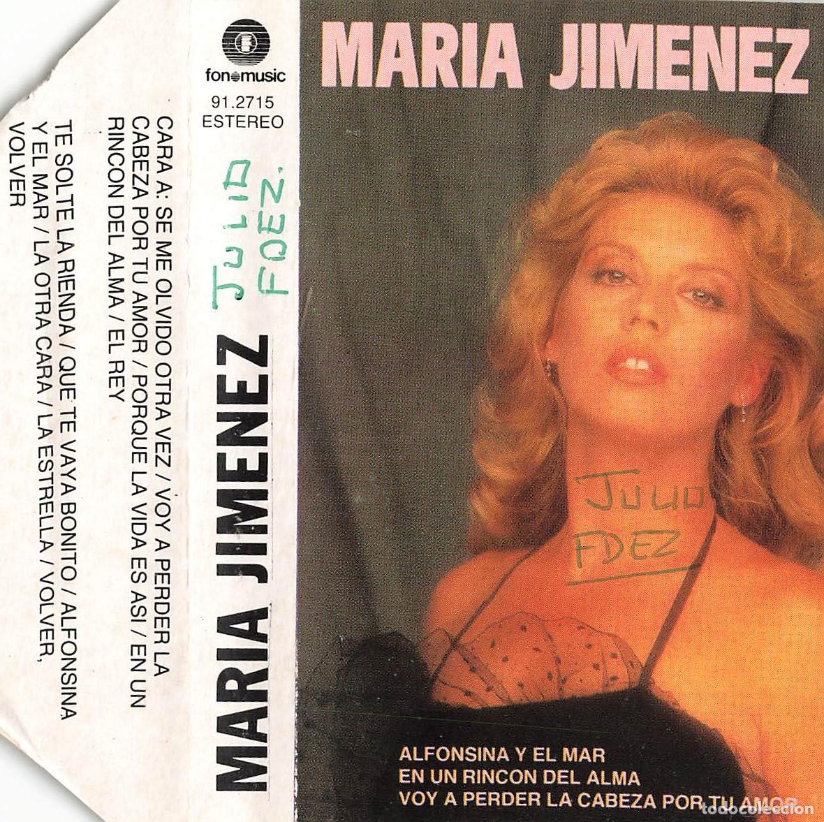 Casetes antiguos: Mar&iacute;a Jim&eacute;nez - Seguir Viviendo (Cassette)