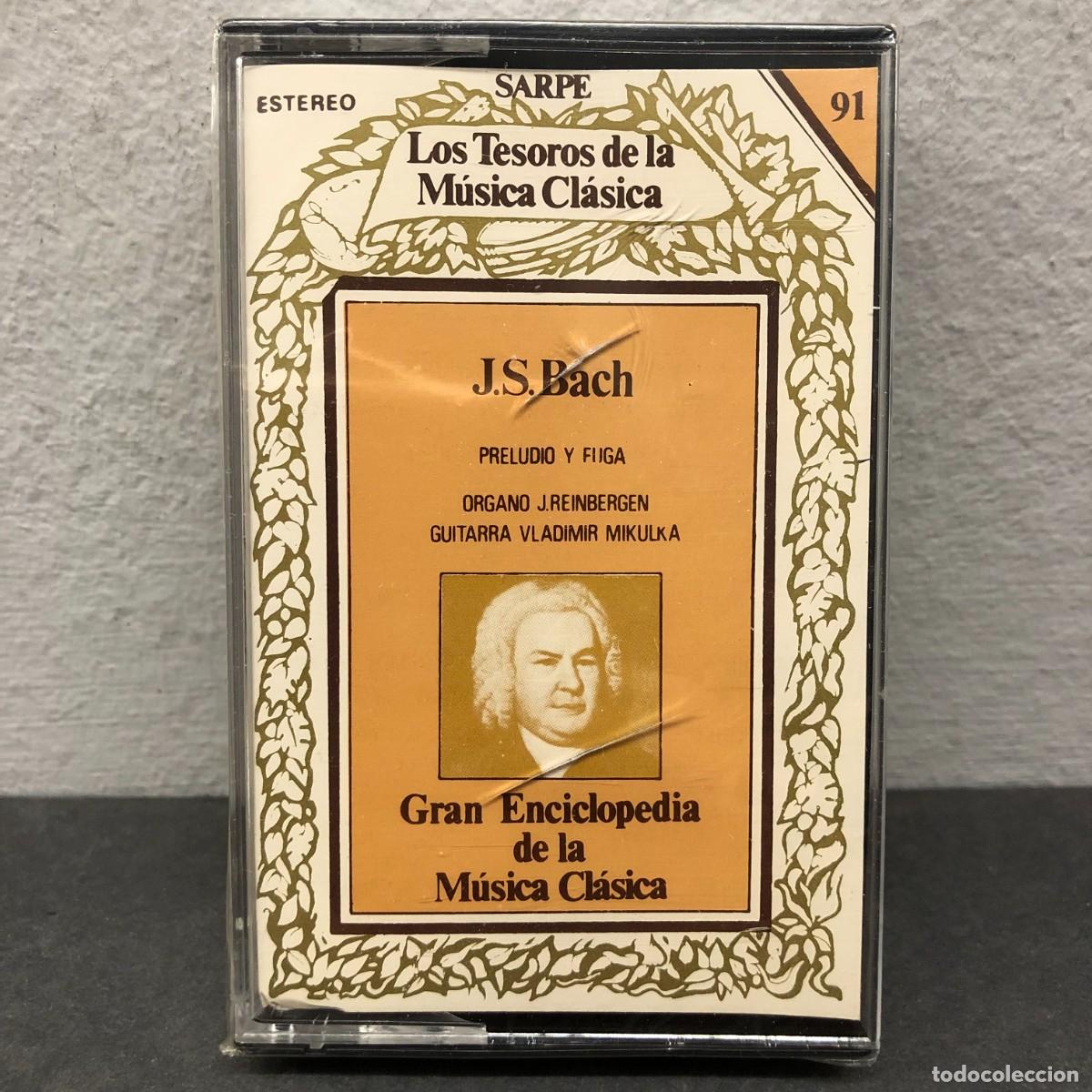 Casetes antiguos: J. S. BACH - PRELUDIO Y FUGA - M&Uacute;SICA - CASSETTE - PRECINTADO / 1085