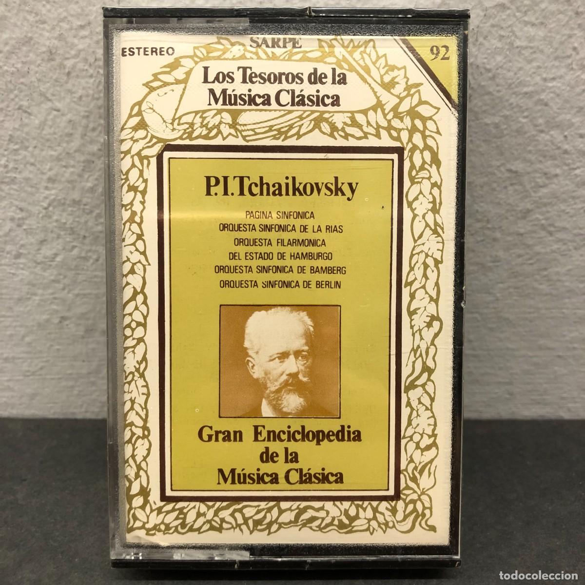 Casetes antiguos: P. I. TCHAIKOVSKY - P&Aacute;GINA SINF&Oacute;NICA - M&Uacute;SICA - CASSETTE - PRECINTADO / 1086
