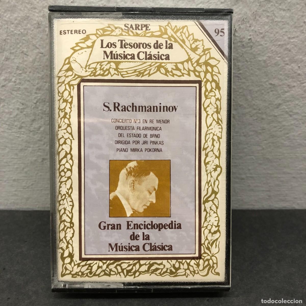 Casetes antiguos: S. RACHAMANINOV - CONCIERTO N&ordm; 3 PARA PIANO Y ORQUESTA - M&Uacute;SICA - CASSETTE - PRECINTADO / 1088