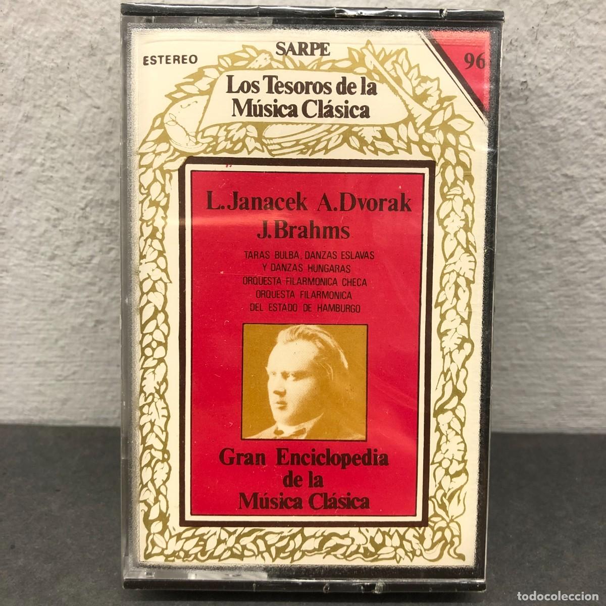 Casetes antiguos: L. JANACEK - A. DVORAK J. BRAHMS - M&Uacute;SICA - CASSETTE - PRECINTADO / 1089