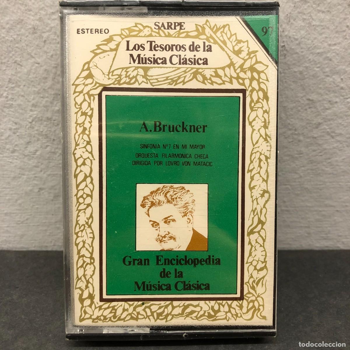 Casetes antiguos: A. BRUCKNER - SINFON&Iacute;A N&ordm; 7 EN MI MAYOR - M&Uacute;SICA - CASSETTE - PRECINTADO / 1090