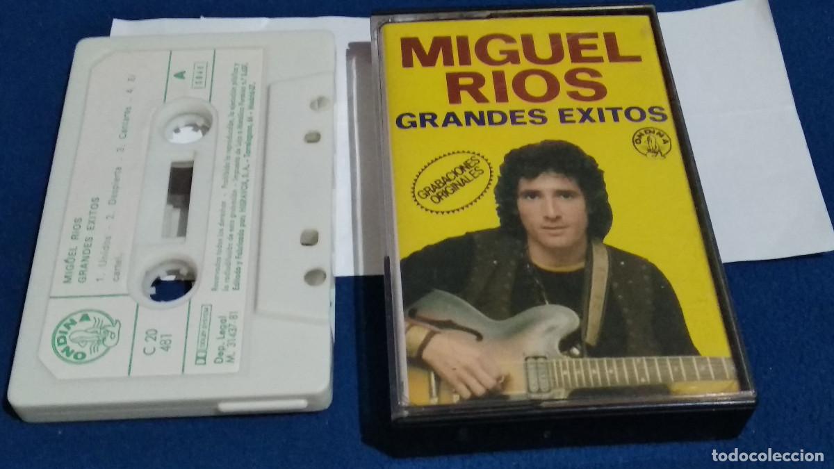 Casetes antiguos: Miguel R&iacute;os / Grandes &Eacute;xitos - Cinta Casete Ondina 1981 (VERSIONES ORIGINALES)