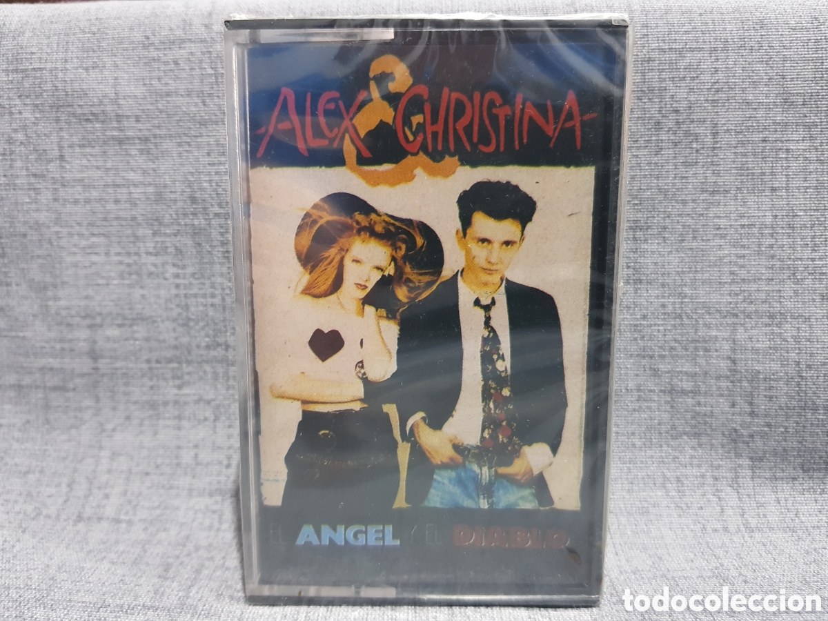 Casetes antiguos: ALEX & CHRISTINA ALEX Y CRISTINA EL &Aacute;NGEL Y EL DIABLO CINTA CASETE CASSETTE PRECINTADO