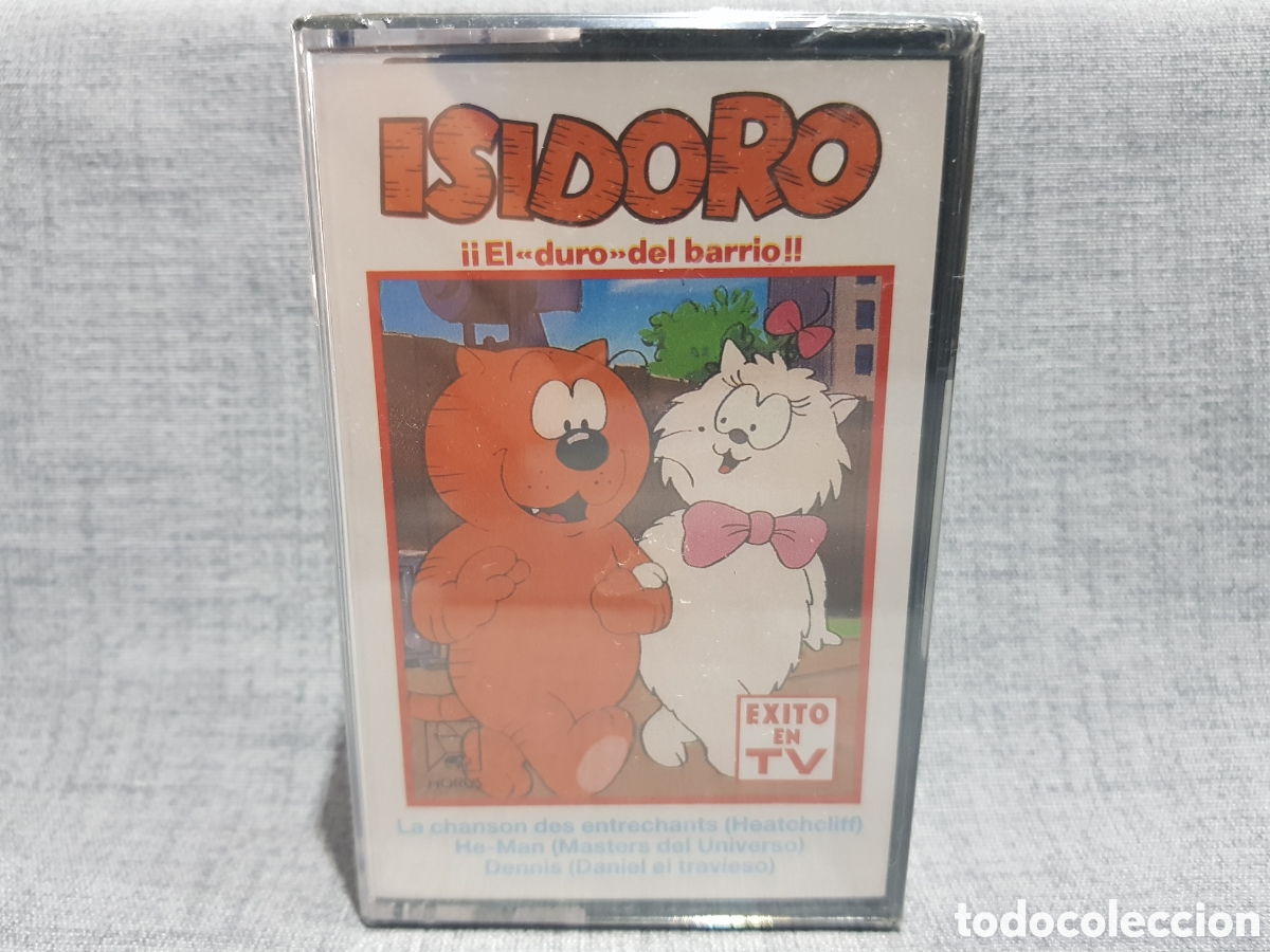 Casetes antiguos: ISIDORO &iexcl;&iexcl;EL DURO DEL BARRIO!! DIBUJOS ANIMADOS A&Ntilde;OS 80. CINTA CASETE CASSETTE PRECINTADO