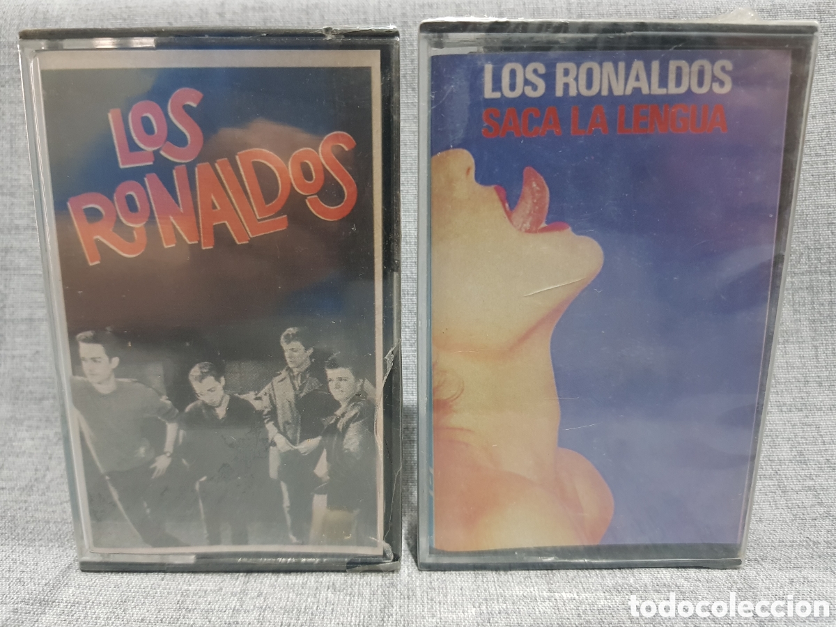 Casetes antiguos: LOS RONALDOS LOS RONALDOS / SACA LA LENGUA CINTAS CASSETTE CASETE PRECINTADOS