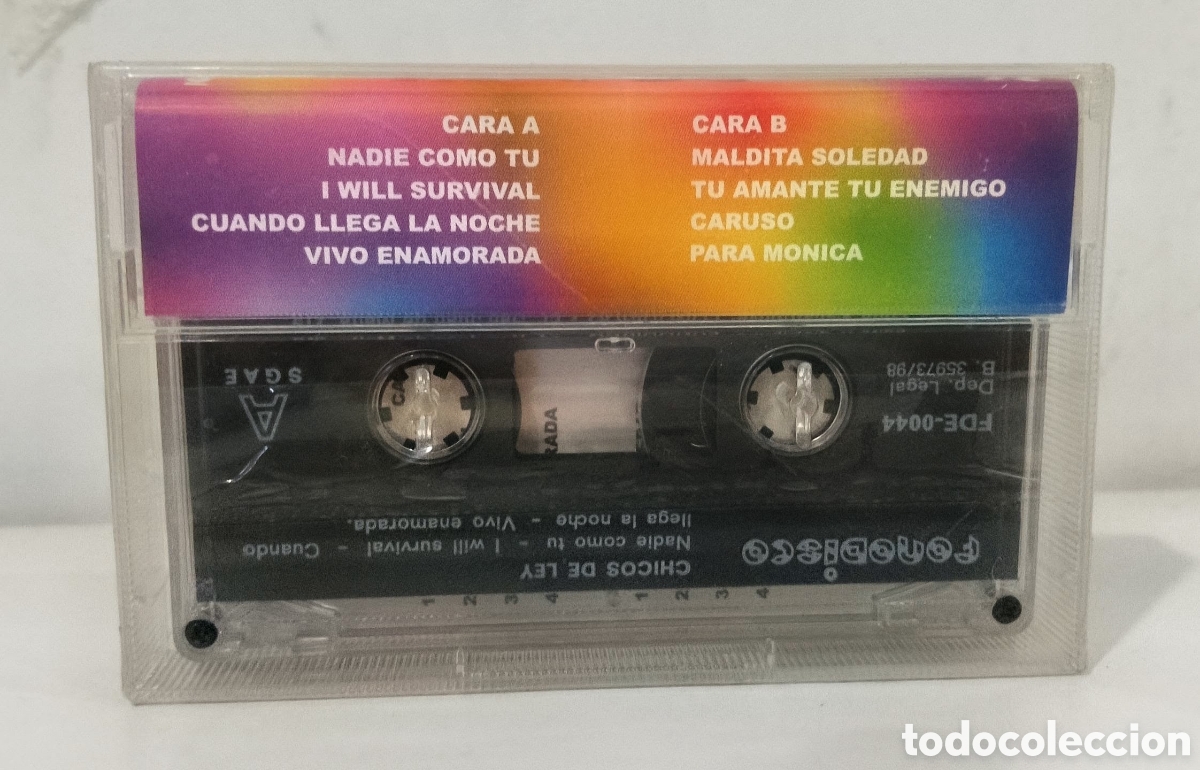 Casetes antiguos: CHICOS DE LEY - GRANDES &Eacute;XITOS. CASSETTE PRECINTADO - Foto 3