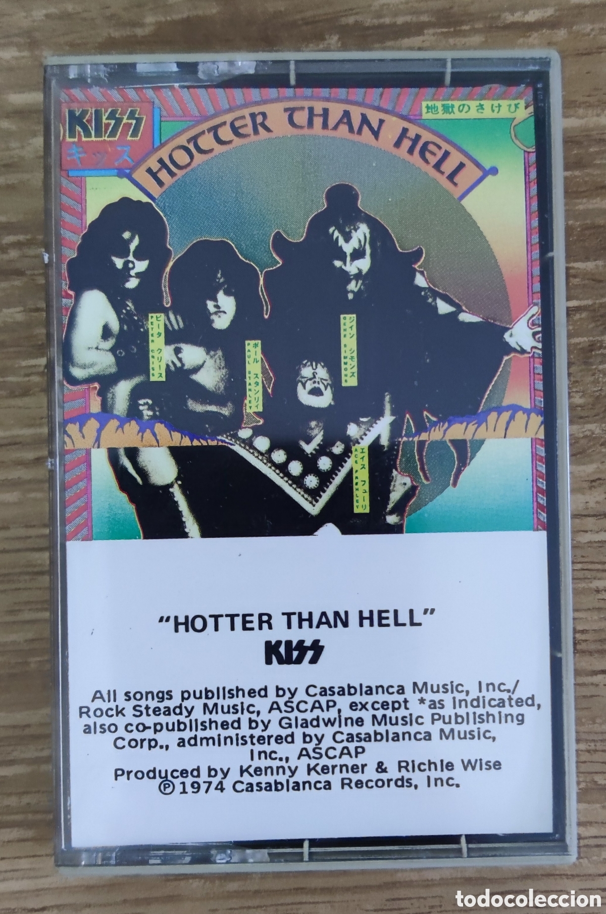 Cassettes Anciennes: Cassette Kiss - Hotter Than Hell (1974) ed. americana