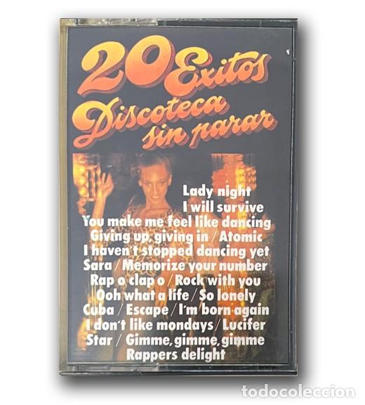 Casetes antiguos: V/A - 20 Exitos de discoteca sin parar Cassette - Foto 1