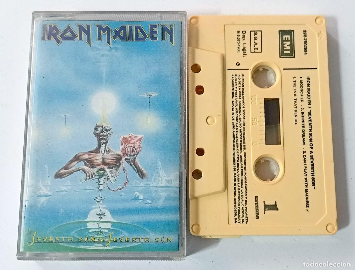 Casetes antiguos: CASSETTE IRON MAIDEN - SEVENTH SON OF A SEVENTH SON