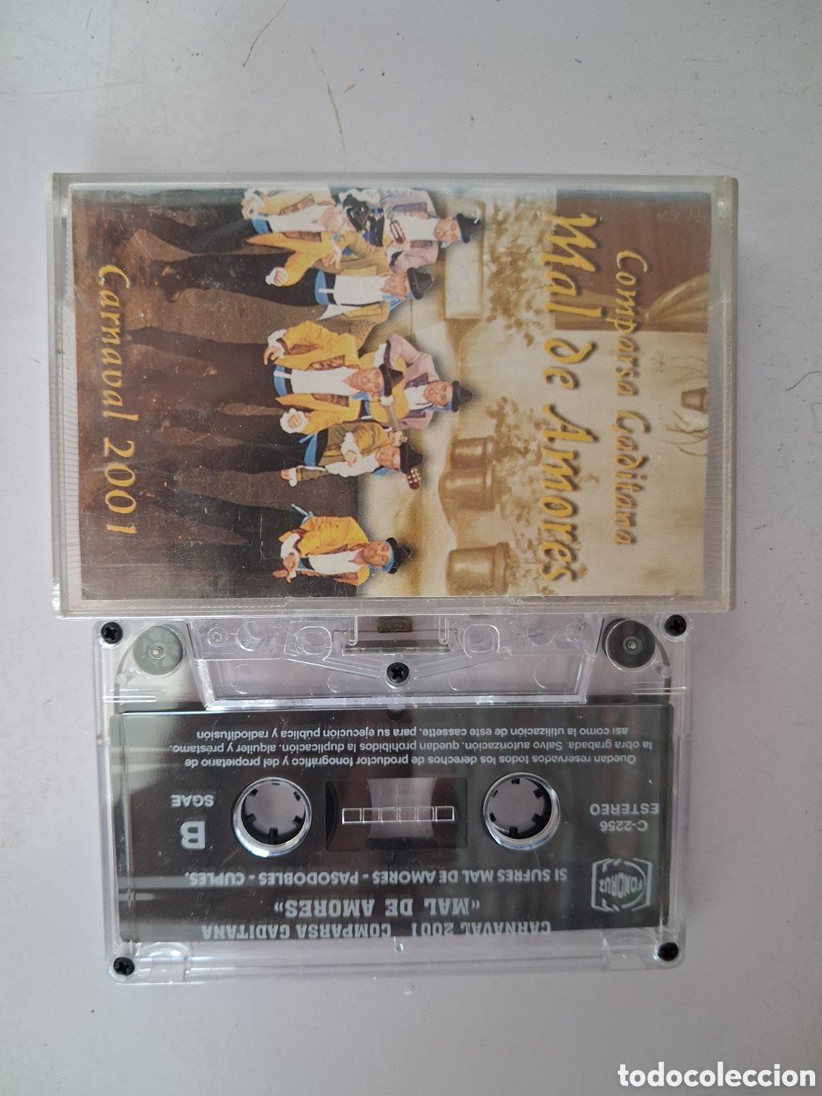 Casetes antiguos: CINTA CASETE CARNAVAL CADIZ MAL DE AMORES