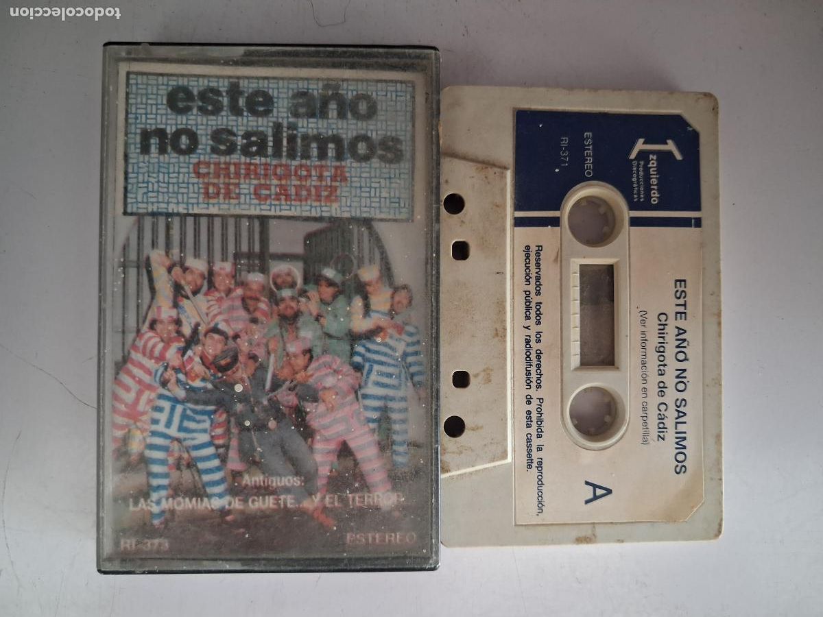 Alte Kassetten: CINTA CASETE CARNAVAL CADIZ ESTE A&Ntilde;O NO SALIMOS