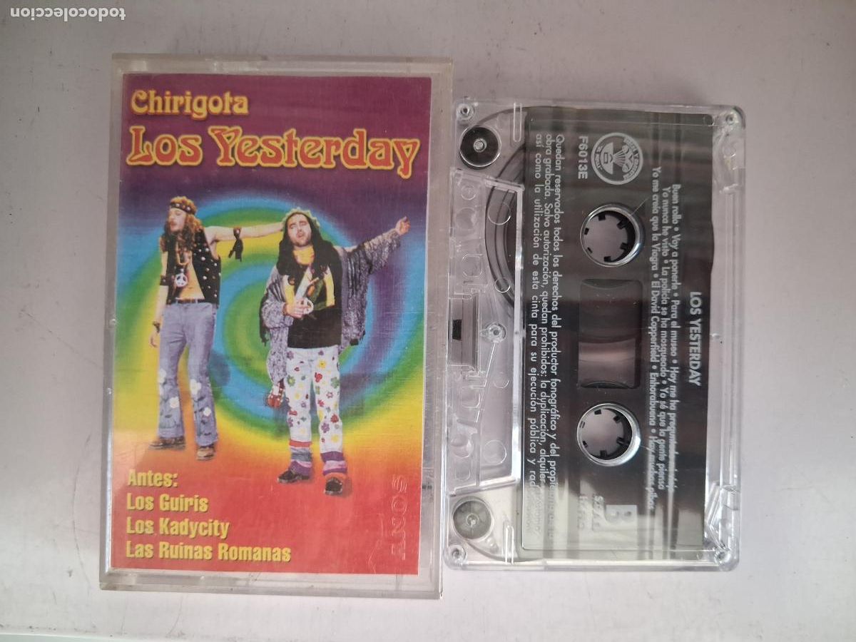 Old Cassettes: CINTA CASETE CARNAVAL CADIZ LOS YESTERDAY