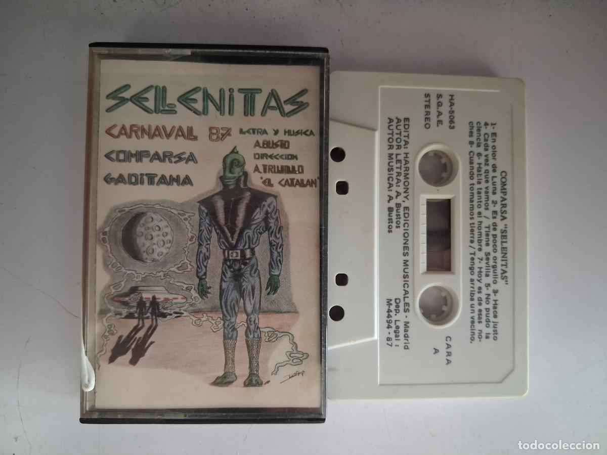 Old Cassettes: CINTA CASETE CARNAVAL CADIZ CARNAVAL-87 COMPARSA SELENITAS