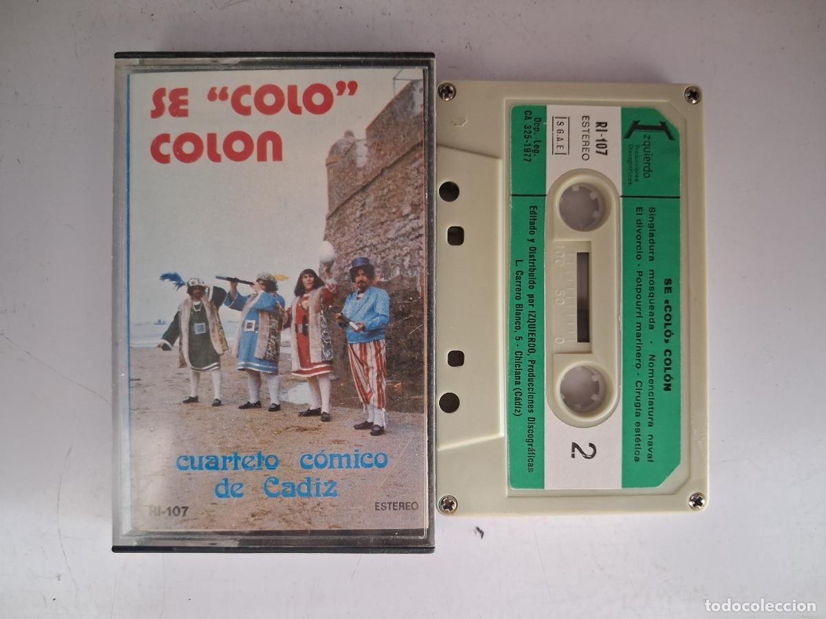 Casetes antiguos: CINTA CASETE CARNAVAL CADIZ SE COLO COLON