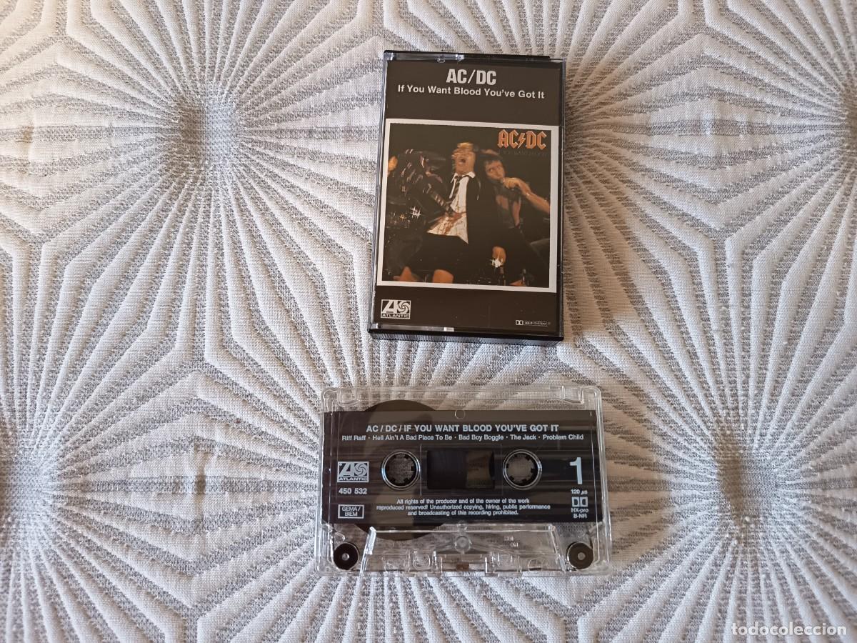 Casetes antiguos: AC/DC &ndash; If You Want Blood You've Got It. reedicion Europea