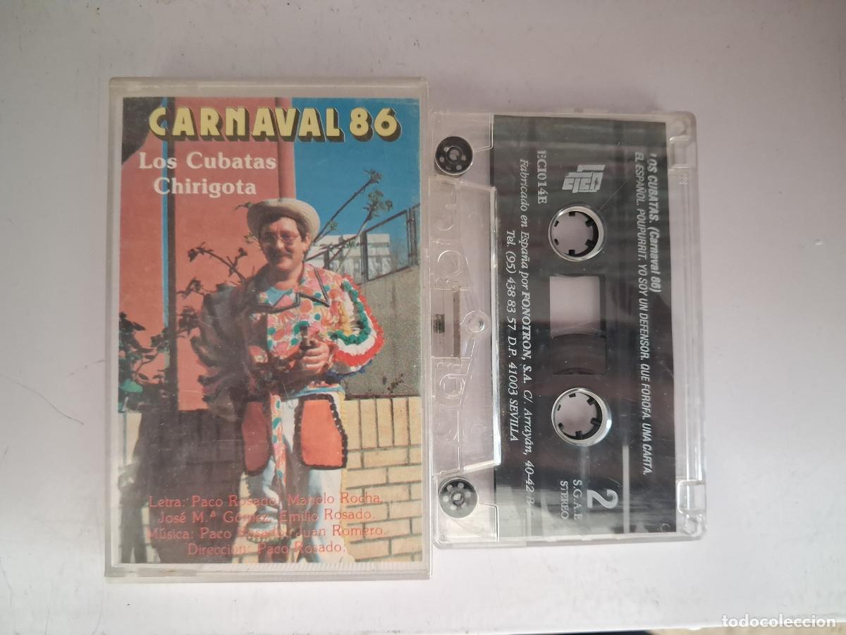 Casetes antiguos: CINTA CASETE CARNAVAL CADIZ CHIRIGOTA LOS CUBATAS MELLI