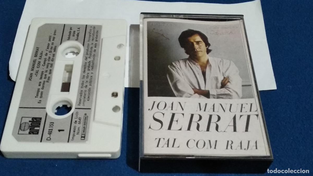 Casetes antiguos: JOAN MANUEL SERRAT - TAL COM RAJA (CASSETTE ARIOLA 1980) CINTA CASETE