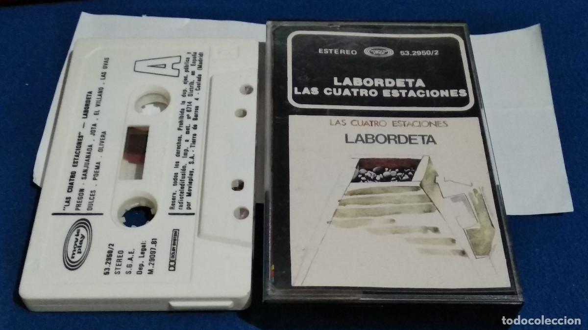 Casetes antiguos: LO MEJOR DE JOSE ANTONIO LABORDETA / LAS CUATRO ESTACIONES (CASSETTE MOVIEPLAY 1981) CINTA CASETE
