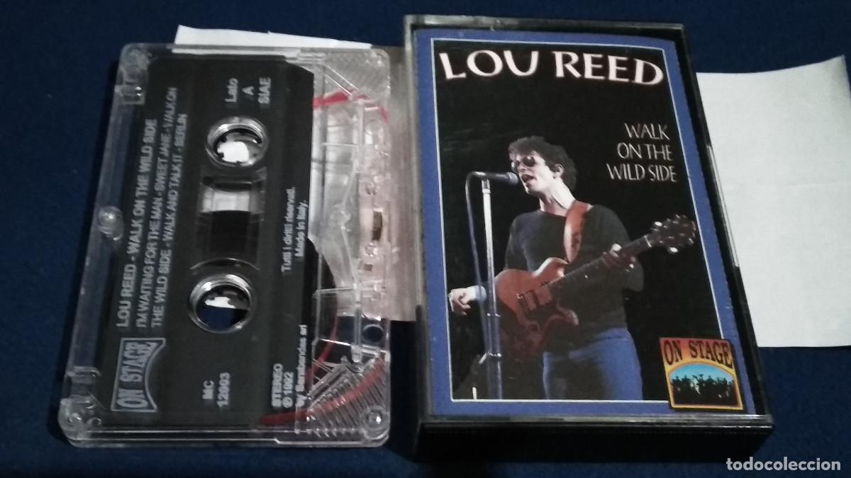 Casetes antiguos: LOU REED - WALK ON THE WILD SIDE / 11 TEMAS ORIGINALES (CASSETTE ON STAGE 1992 ITALY ) CINTA CASETE
