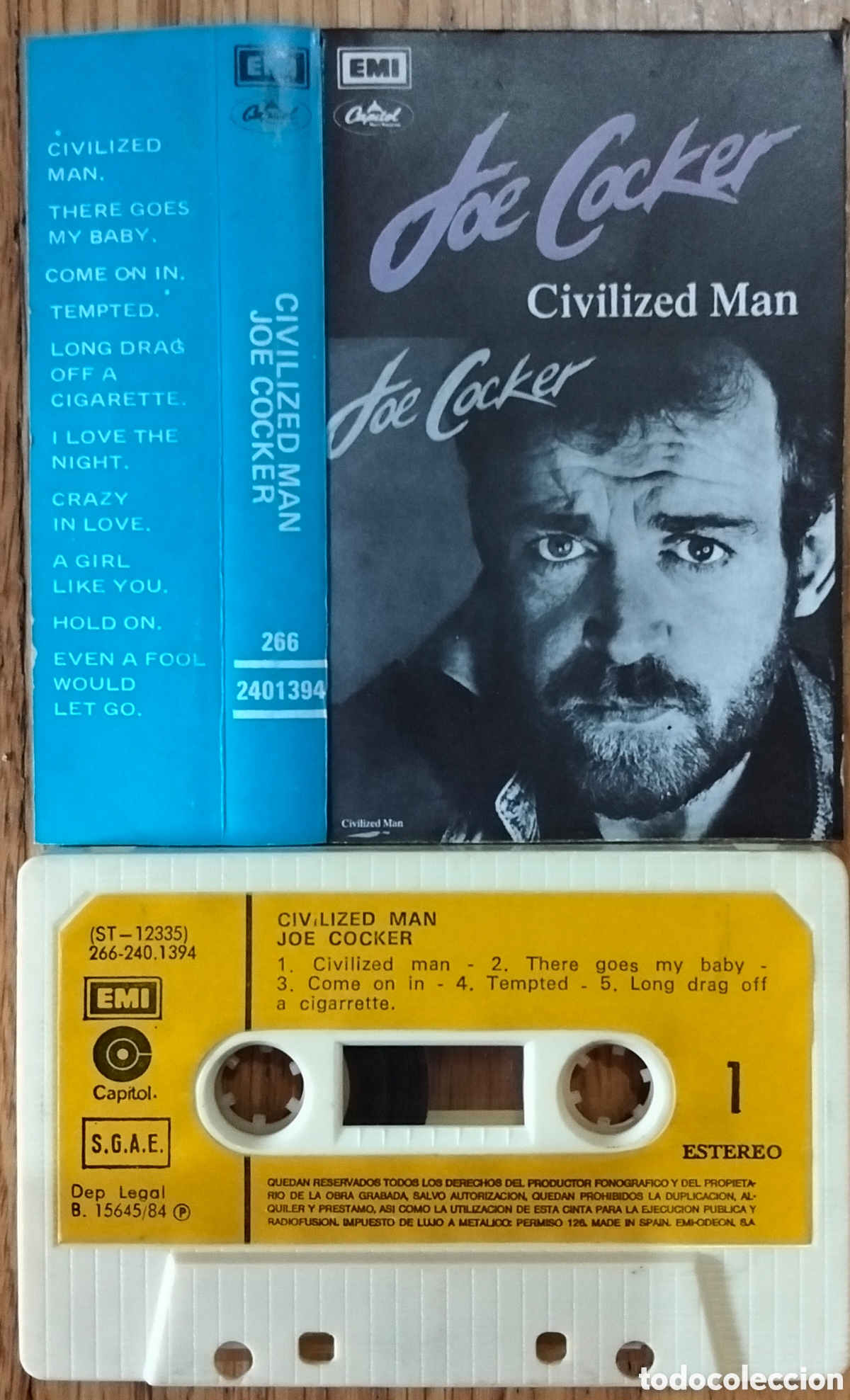 Casetes antiguos: JOE COCKER &rdquo;CIVILIZED MAN&rdquo; CASETE