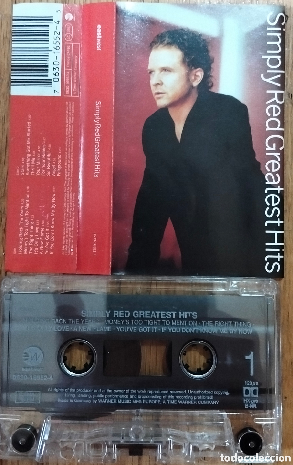 Casetes antiguos: SIMPLY RED &rdquo;GREATEST HITS&rdquo; CASETE
