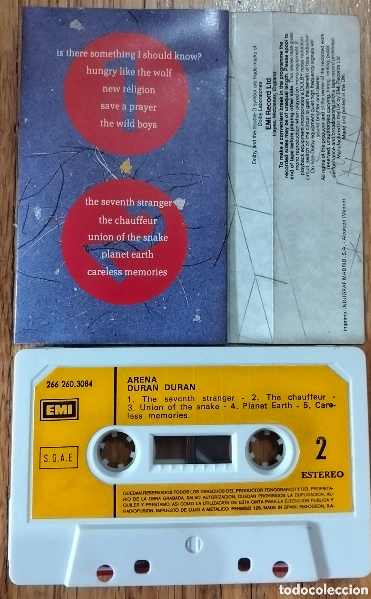 Casetes antiguos: DURAN DURAN &rdquo;ARENA&rdquo; CASETE - Foto 2