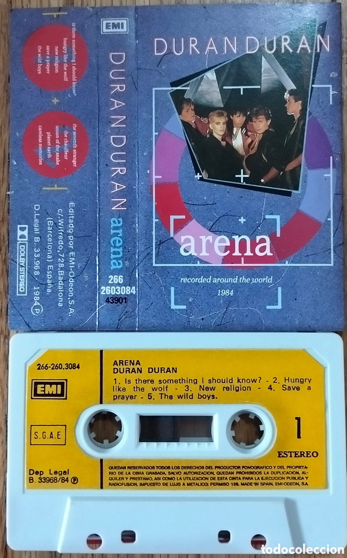 Casetes antiguos: DURAN DURAN &rdquo;ARENA&rdquo; CASETE - Foto 1