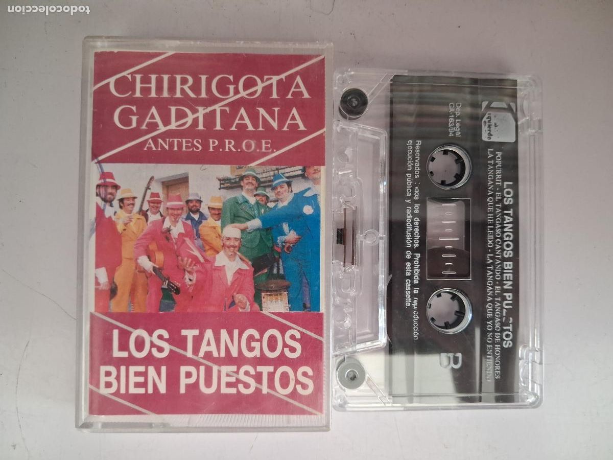 Casetes antiguos: CINTA CASETE CARNAVAL CADIZ LOS TANGOS BIEN PUESTOS