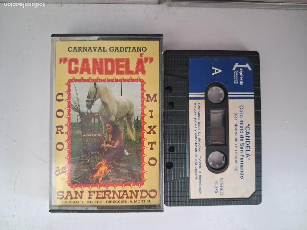 Casetes antiguos: CINTA CASETE CARNAVAL CADIZ CANDELA