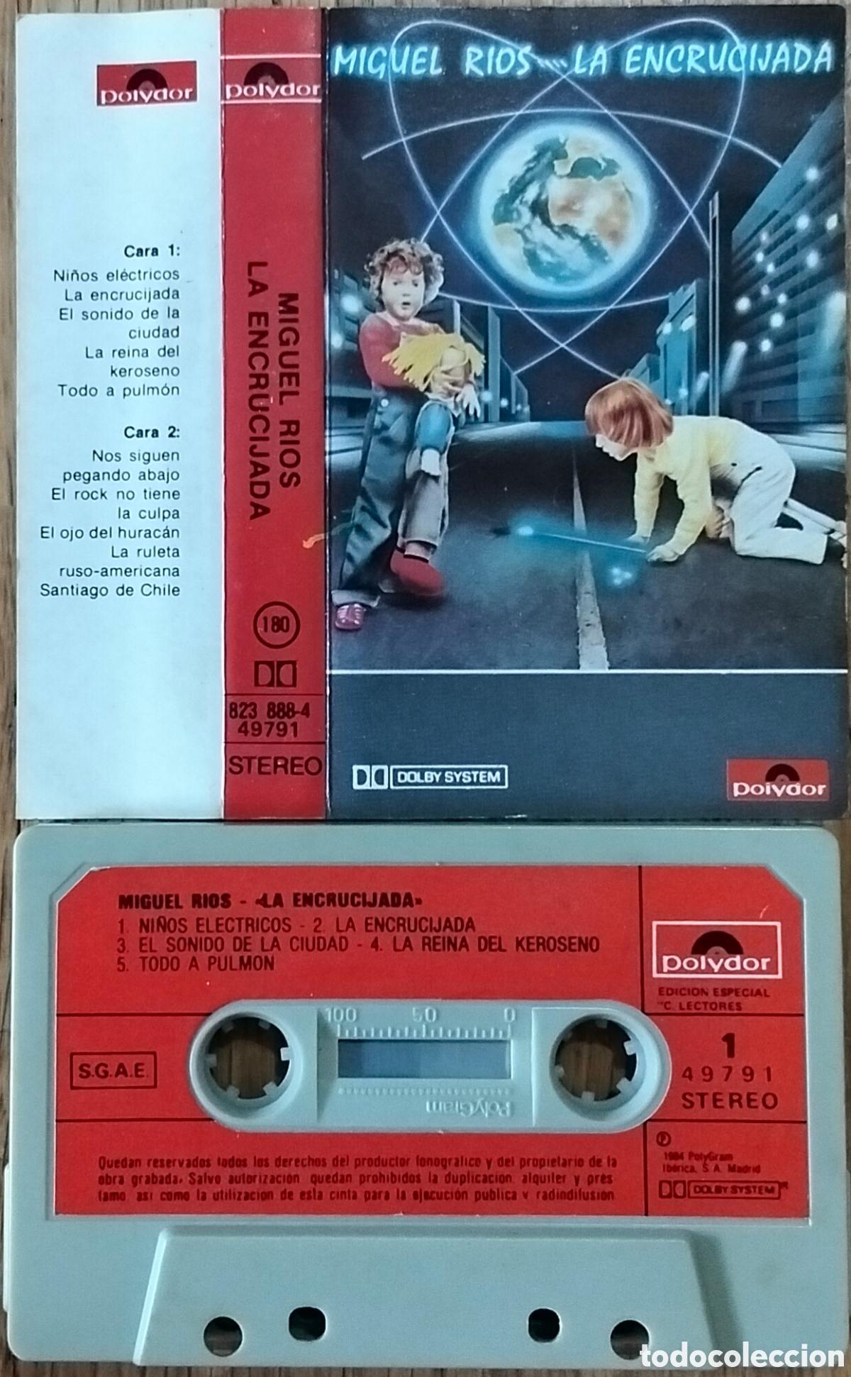 Casetes antiguos: MIGUEL RIOS &rdquo;LA ENCRUCIJADA&rdquo; CASETE