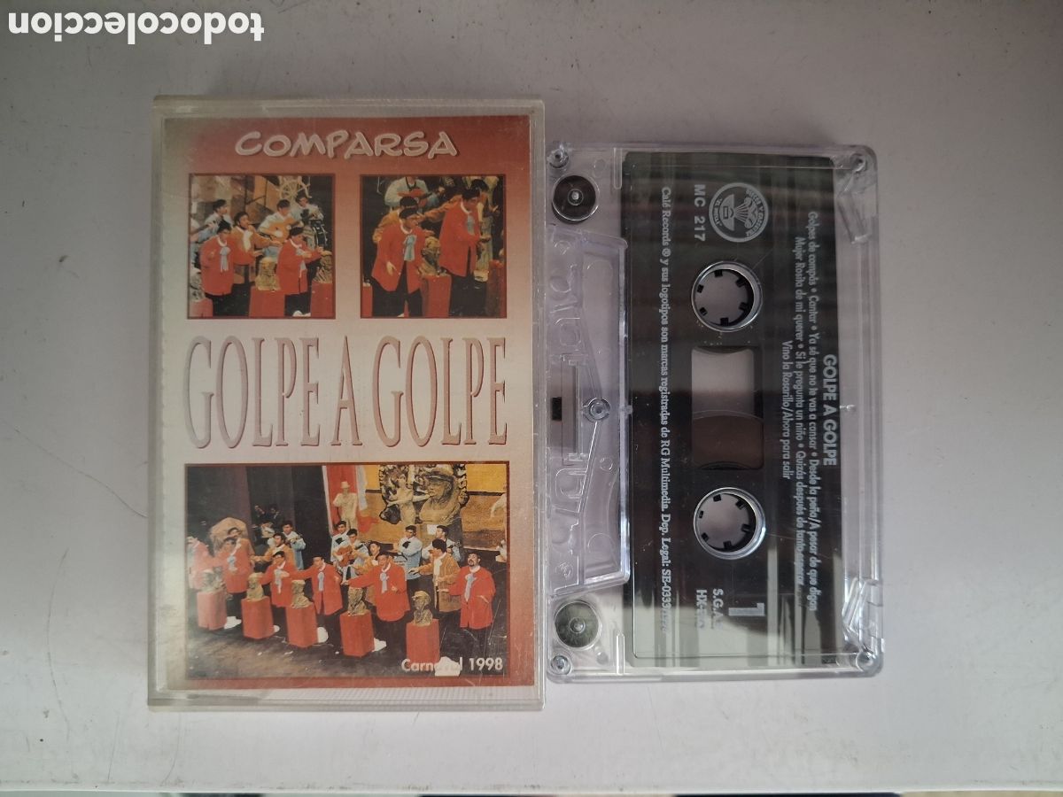 Casetes antiguos: CINTA CASETE CARNAVAL CADIZ GOLPE A GOLPE DESGASTADA CANTO