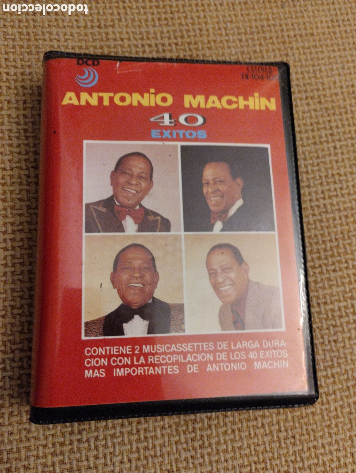 Casetes antiguos: Estuche cintas de casete Antonio Machin 40 &Eacute;xitos