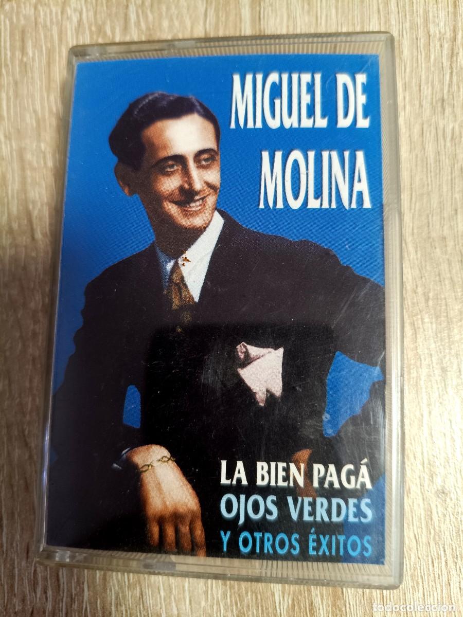 Casetes antiguos: CASETE - MIGUEL DE MOLINA - LA BIEN PAG&Aacute;, OJOS VERDES - VISUAL DISC 1997