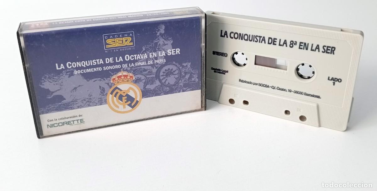 Alte Kassetten: CASSETTE CADENA SER FINAL FUTBOL CHAMPIONS LEAGUE REAL MADRID-VALENCIA A&Ntilde;O 2000
