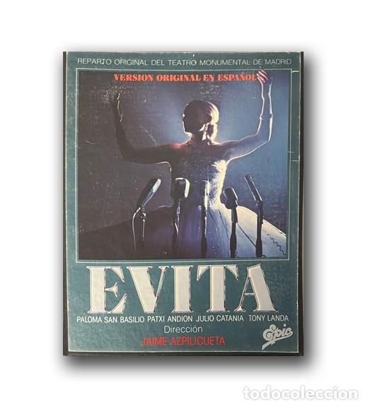 Casetes antiguos: Evita - Version Original En Espa&ntilde;ol Doble Cassette
