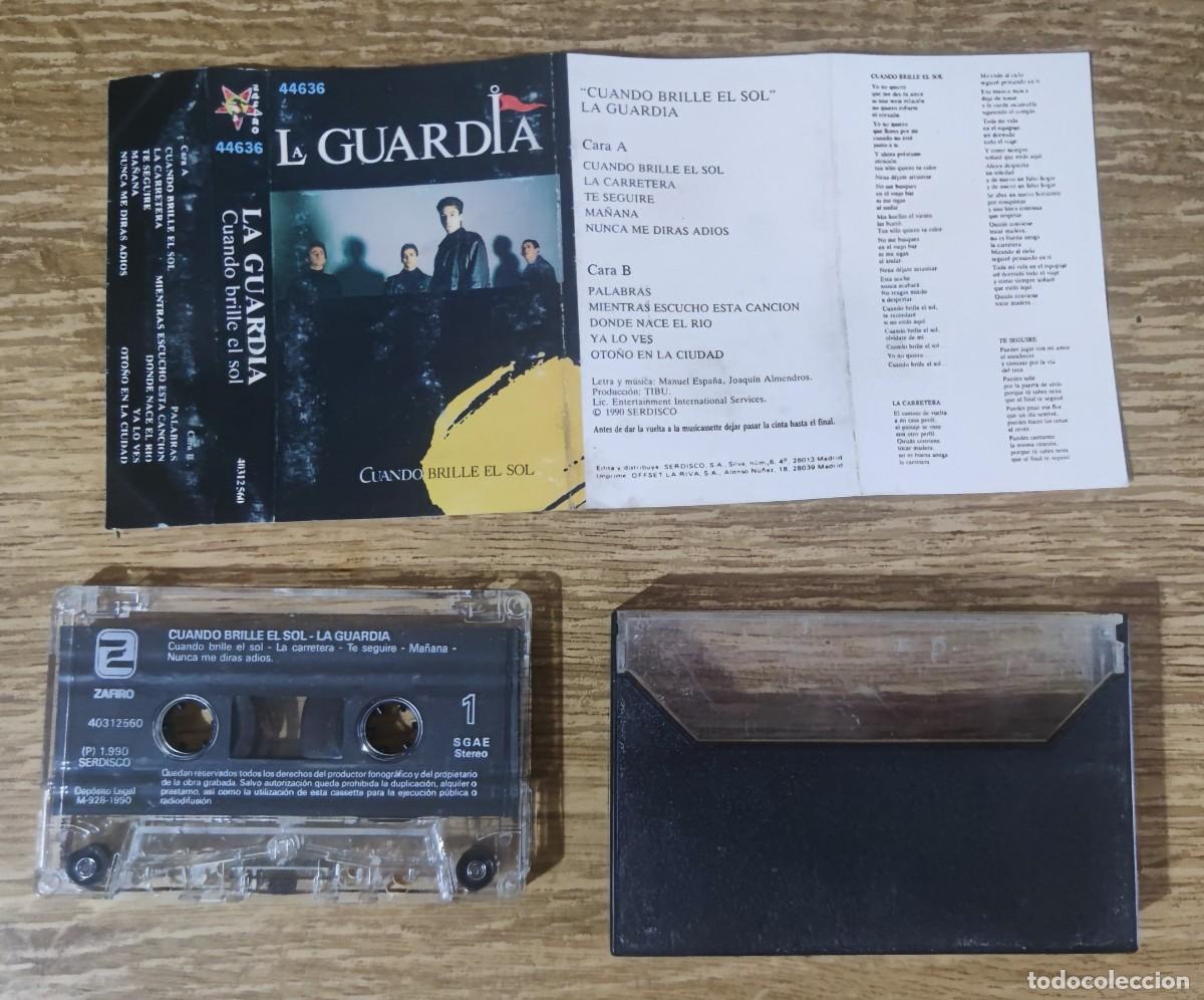 Casetes antiguos: Cassette La Guardia - Cuando brille el sol (1990) - Foto 2