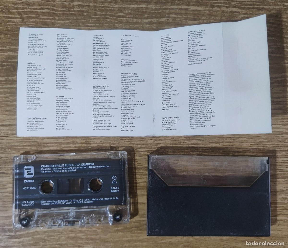 Casetes antiguos: Cassette La Guardia - Cuando brille el sol (1990) - Foto 3