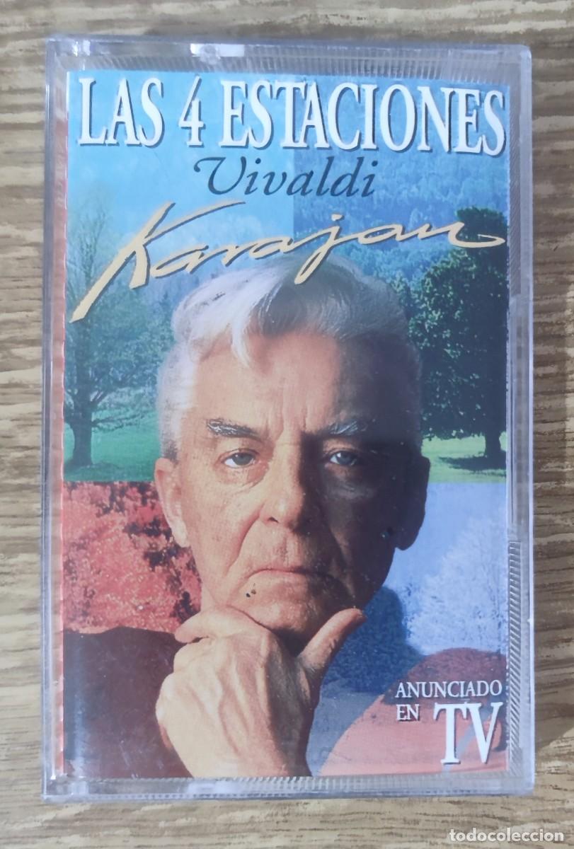 Casetes antiguos: Cassette Karajan - Las 4 Estaciones Vivaldi (1995)