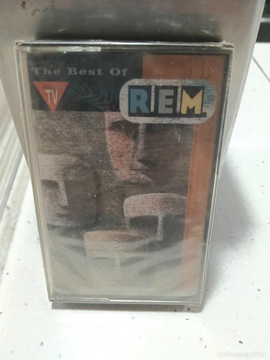 Casetes antiguos: RAR CASSETTE. REM. THE BEST. MADE IN SPAIN. SEALED. MINT
