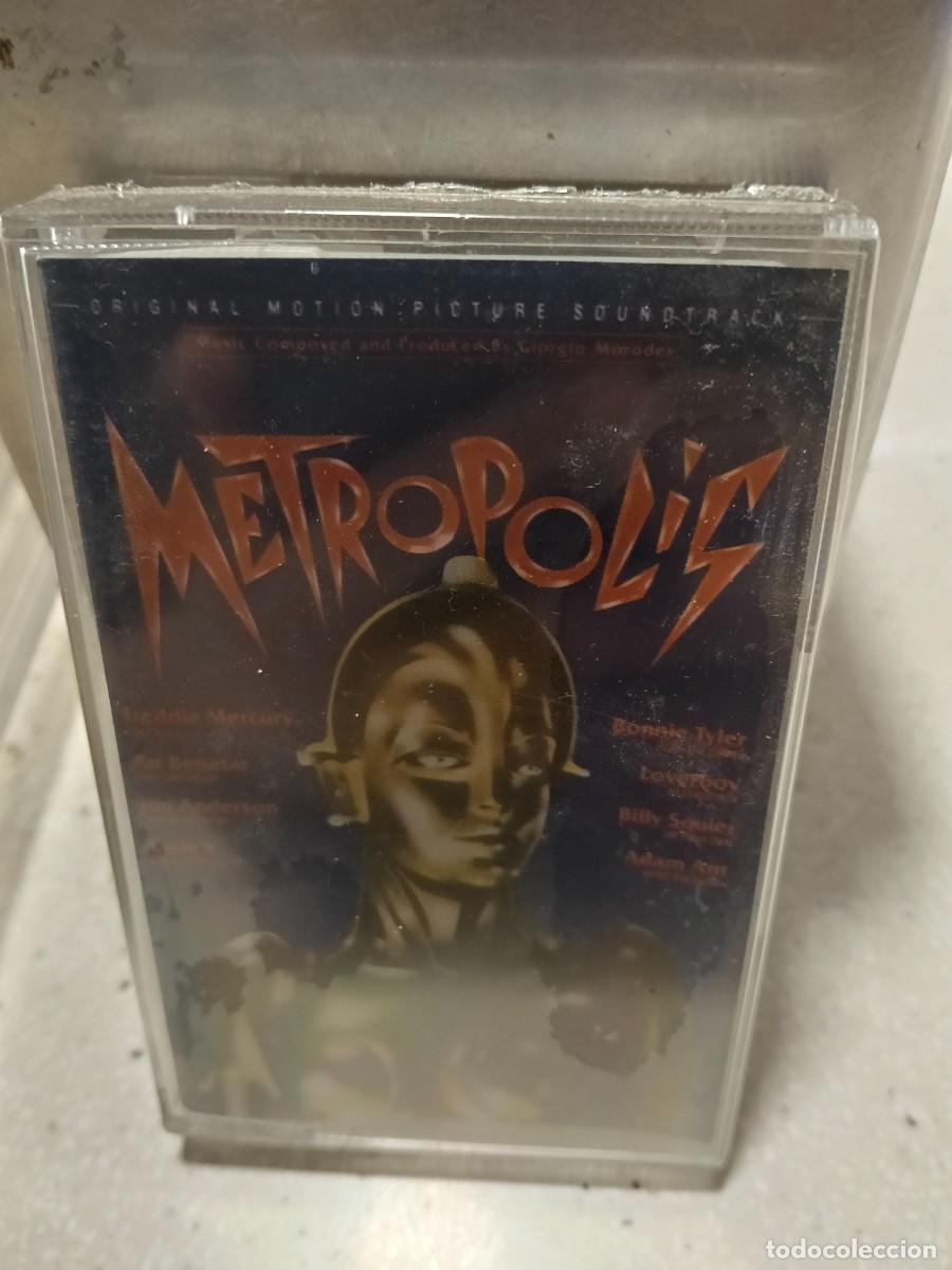 Casetes antiguos: RAR CASSETTE. METROPOLIS. SOUNDTRACK. BONNIE TYLER, FREDDIE MERCURY. SPAIN