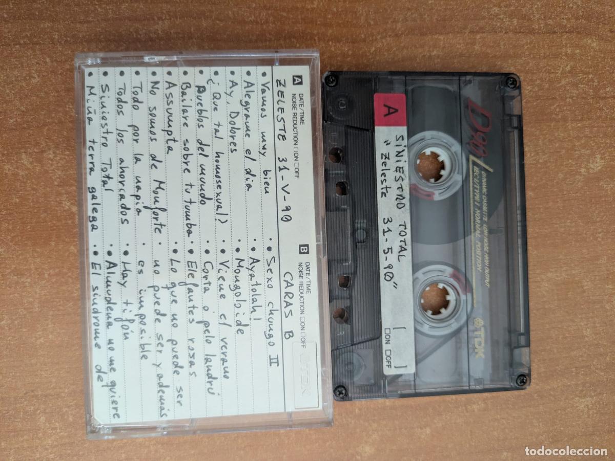 Casetes antiguos: Siniestro Total. Concierto Zeleste (31-5-90) + Todas las Caras B.