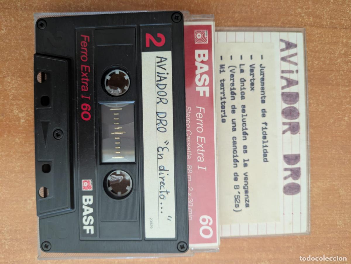Cassette antiche: Aviadro Dro. En Directo. Mas Birras. H&eacute;roes del Silencio.