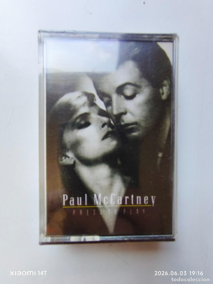 Casetes antiguos: PAUL MCCARTNEY-PRESS TO PLAY( EMI 274-2405984) CASETE.