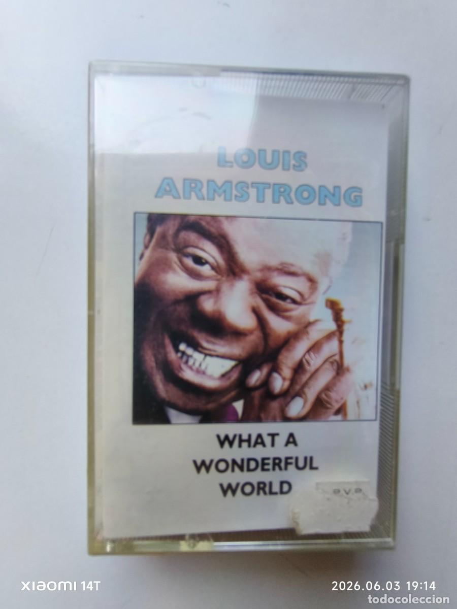 Casetes antiguos: LOUIS ARMSTRONG-WHAT A WONDERFUL WORLD.( MCA -BMG MCC 30562(72). CASETE