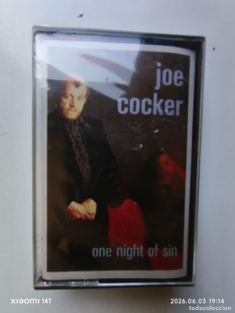 Casetes antiguos: JOE COCKER-ONE NIGHT OF SIN. (EMI 276-7918284) CASETE.