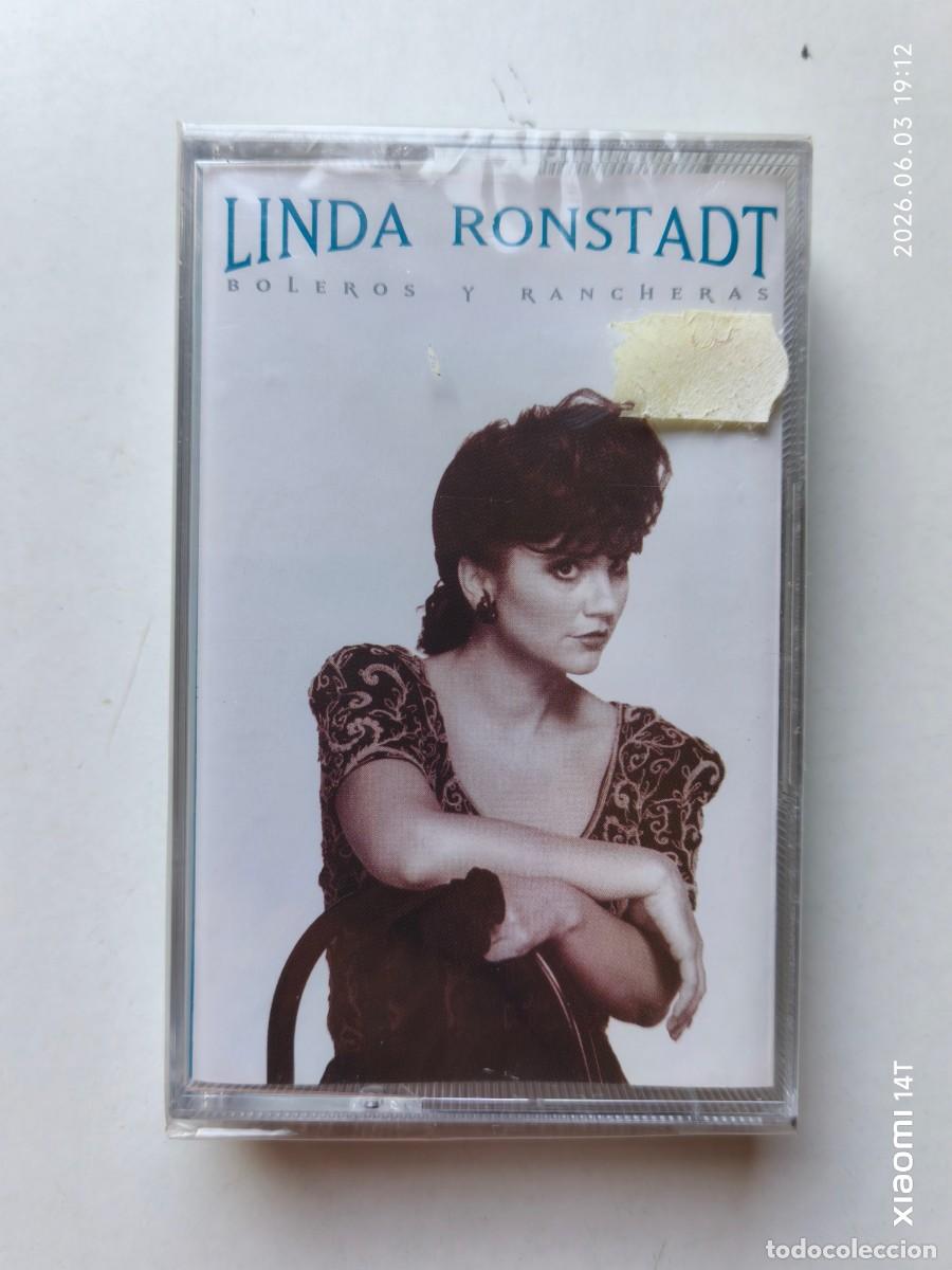 Casetes antiguos: LINDA RONSTADT- BOLEROS Y RANCHERAS.( WEA 9548-32236-4) CASETE